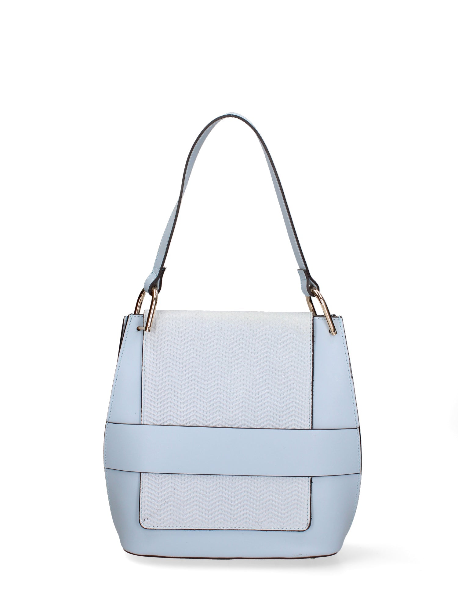 Borsa a spalla da donna In Vera pelle | Gave Lux | GLX22891123FBG-CIELO