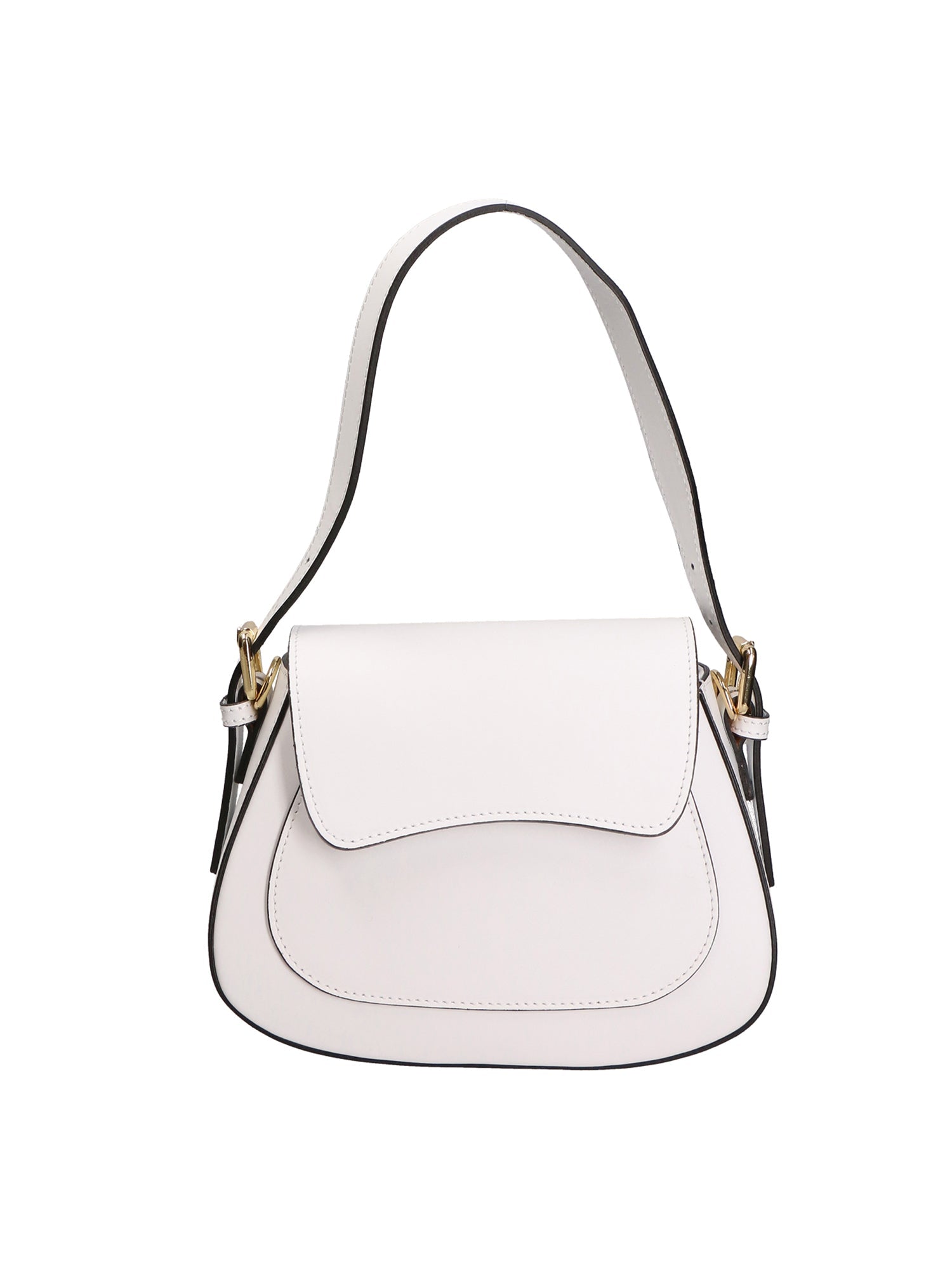 Borsa a spalla da Donna in Vera Pelle | Gave Lux | GLX220595823FBG-L101_BIANCO