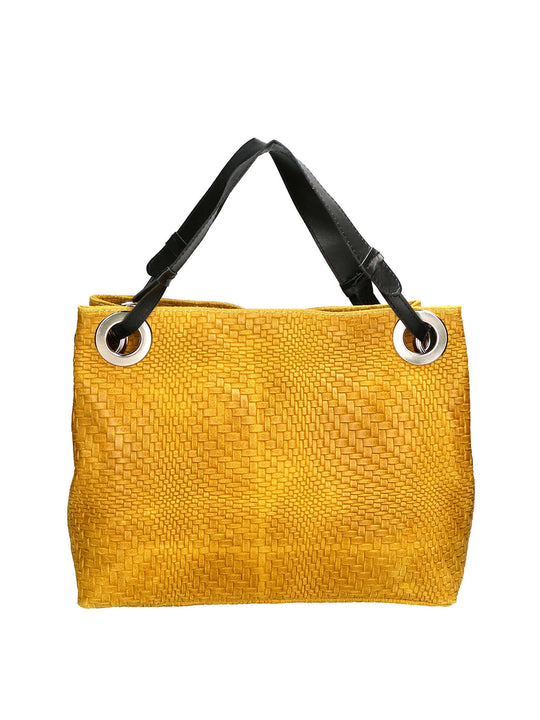 Borsa a spalla da Donna in Vera Pelle | Gave Lux | GLX228005923FBG-008_GIALLO