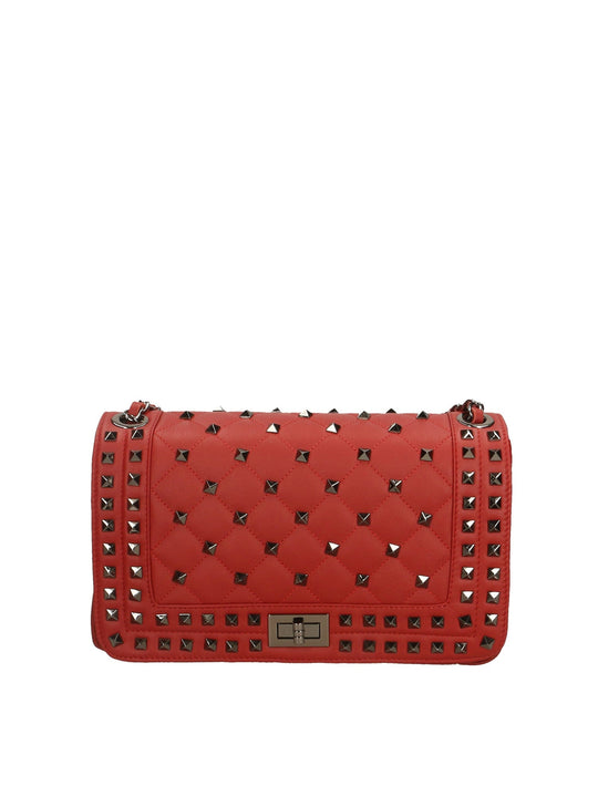 Borsa a tracolla da donna In Vera pelle | Gave Lux | GLX22184423FBG-ROSSO