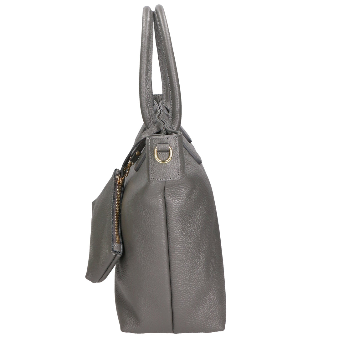 Sylvie Unisex-Handtasche aus echtem Leder