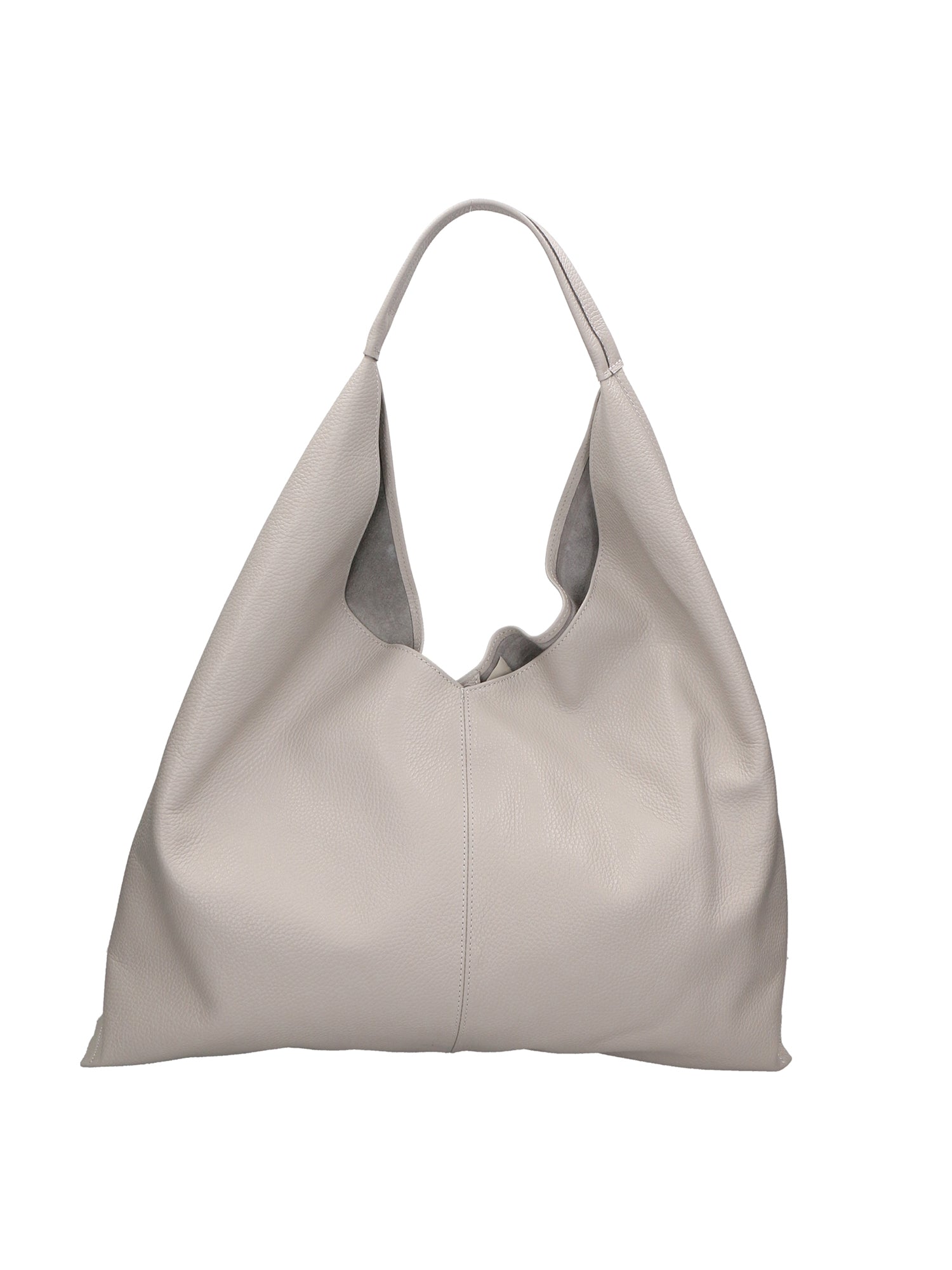 Borsa a spalla da Donna in Vera Pelle | Gave Lux | GLX220578823FBG-D86_GRIGIO_PERLA