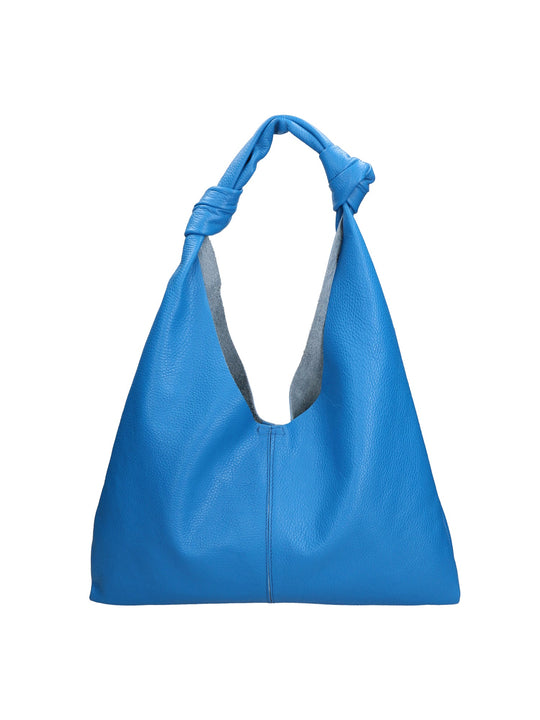Borsa a spalla da Donna in Vera Pelle | Gave Lux | GLX220600823FBG-D222_BLU_ASTER