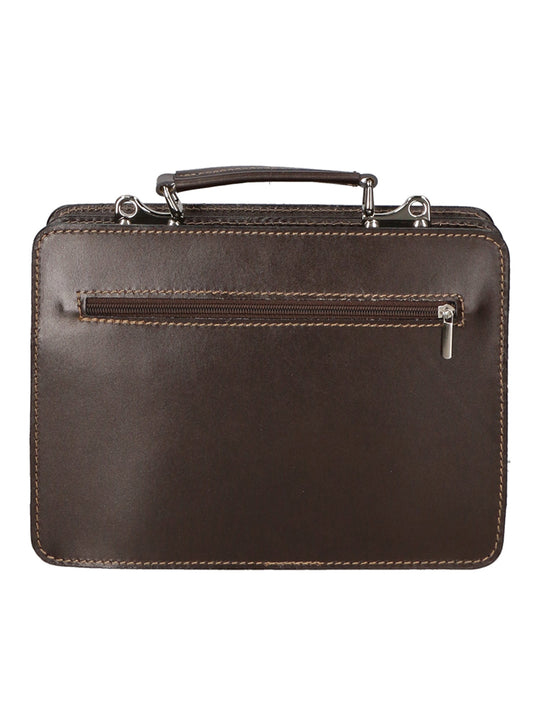 Dalila Borsa da lavoro Unisex in Vera Pelle