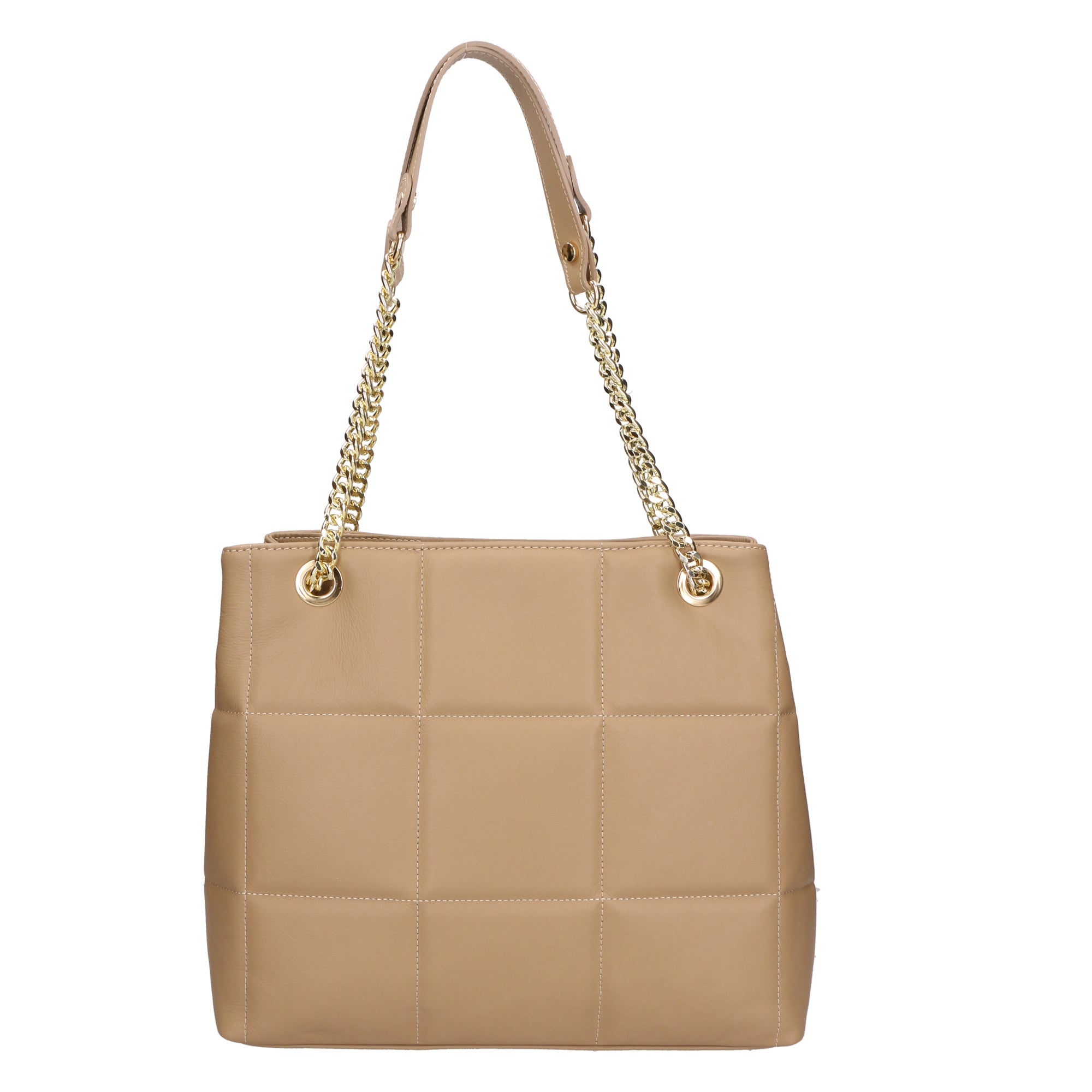 Borsa a mano da Donna in Vera Pelle | Gave Lux | GLX220621723FBG-S05_TAUPE_CHIARO