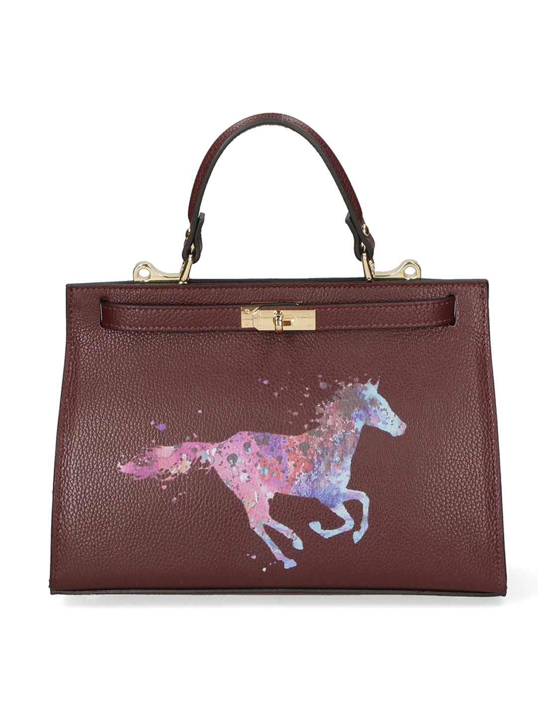 Borsa a mano da Donna in Vera Pelle | Gave Lux | GLX220426323FBG-D54_BORDO_SCURO_DARK_BORDEAUX