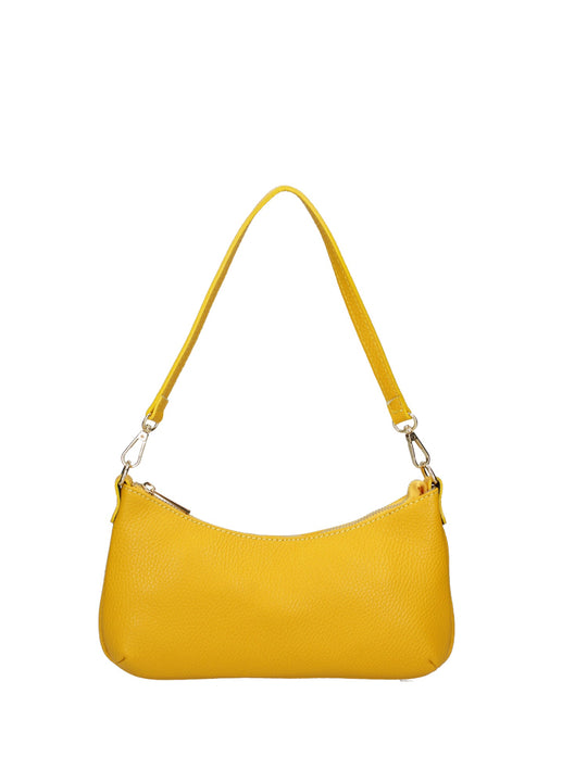 Borsa a spalla da donna In Vera pelle | Gave Lux | GLX220740023FBG-D04_GIALLO
