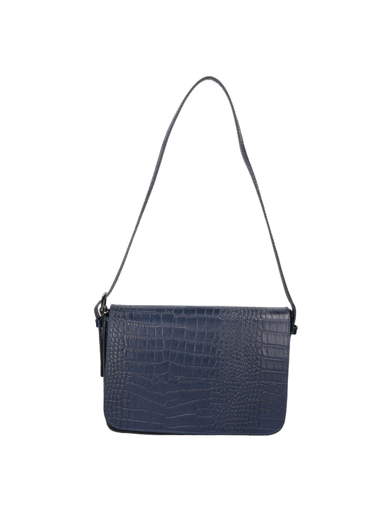Borsa a spalla da Donna in Vera Pelle | Gave Lux | GLX220569923FBG-C26_BLU_SCURO