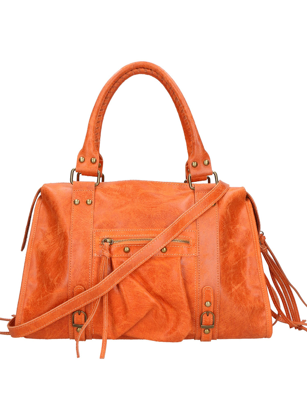 Linda Borsa a spalla da Donna in Vera Pelle
