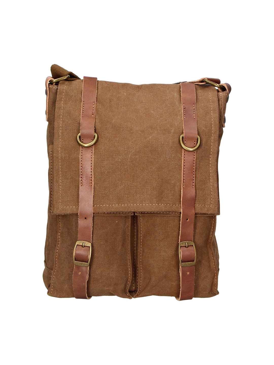 Borsa a tracolla unisex in Canvas e pelle | Gave Lux | GLX22ZG300923FBG-FANGO_TAUPE
