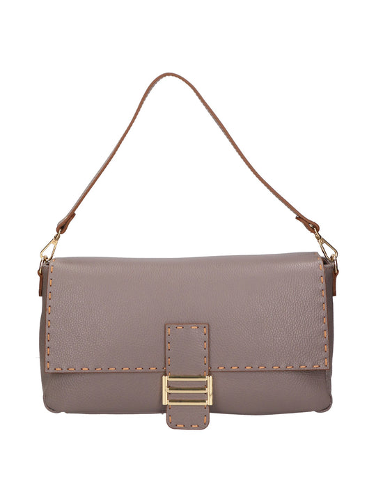 borsa a spalla da Donna in Vera Pelle | gave lux | GLX220686823FBG-D77_SMOG