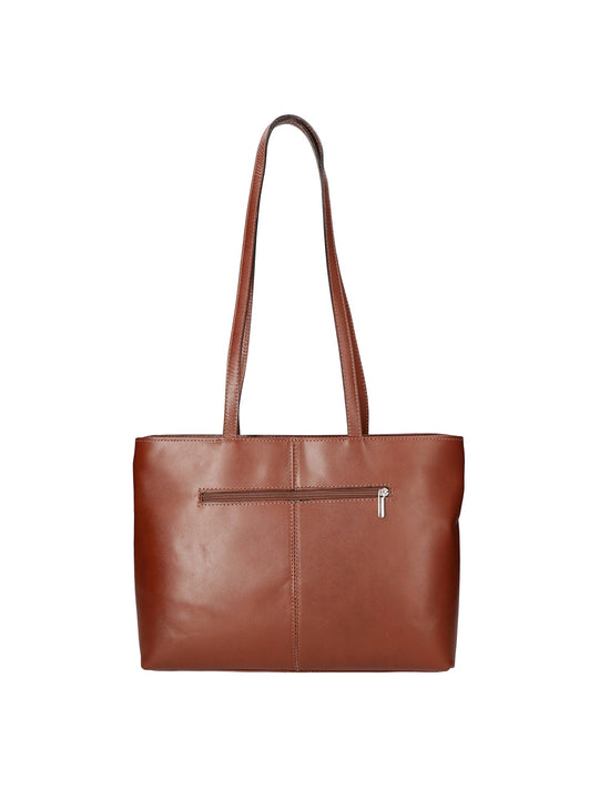 Flora Borsa a spalla da Donna in Vera Pelle