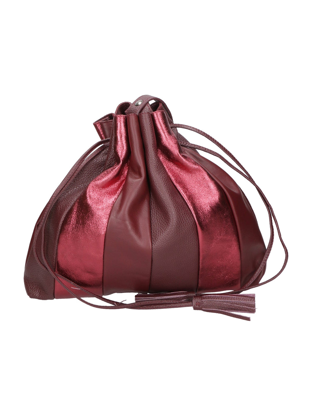 Borsa a spalla da Donna in Vera Pelle | Gave Lux | GLX2257604223FBG-BORDO_BORDEUX