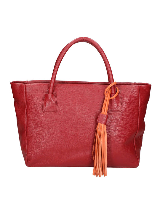 Borsa a spalla da Donna in Vera Pelle | gave lux | GLX220650323FBG-D10_ROSSO_SCURO