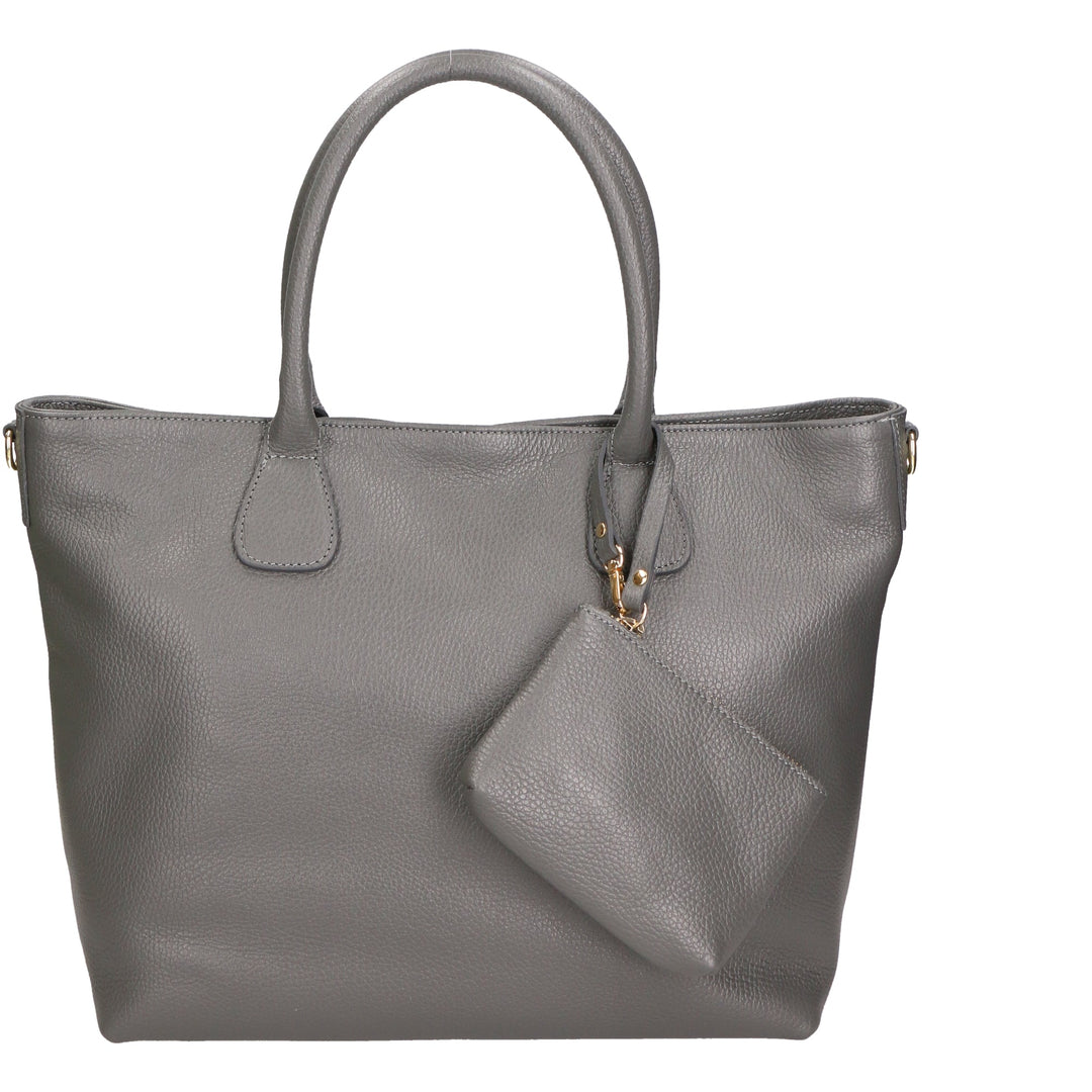 Borsa a mano unisex In Vera pelle | gave lux | GLX220652023FBG-D27_GRIGIO_SCURO