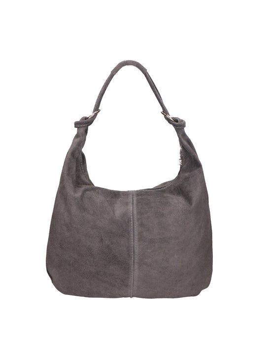 Borsa a spalla da Donna in Vera Pelle | gave lux | GLX220528023FBG-042_GRIGIO_SCURO
