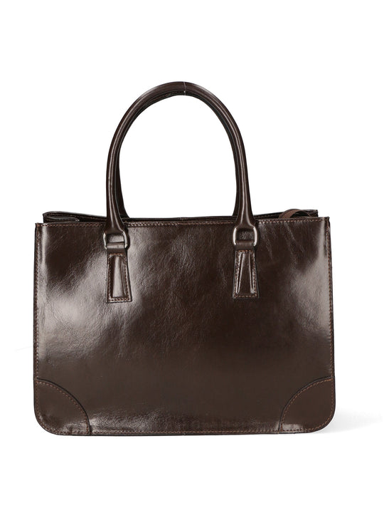 borsa a mano da Donna in Vera Pelle | Gave Lux | GLX22911323FBG-TMORO_DARK_BROWN