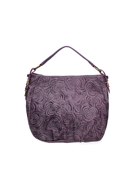 Borsa a mano da donna In Vera pelle | Gave Lux | GLX228001323FBG-038_VIOLA_SCURO
