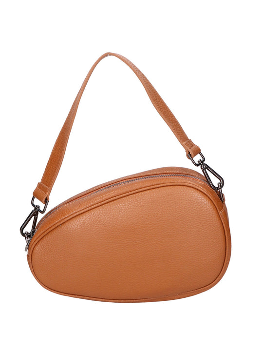 borsa a spalla da Donna in Vera Pelle | gave lux | GLX220654323FBG-D17_CUOIO_SCURO