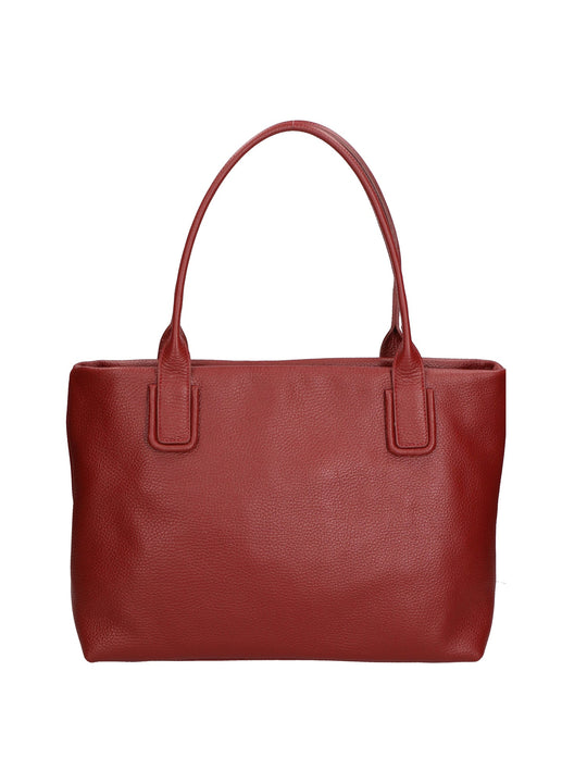 Borsa a spalla da Donna in Vera Pelle | Gave Lux | GLX220650623FBG-D10_ROSSO_SCURO_DARK_RED