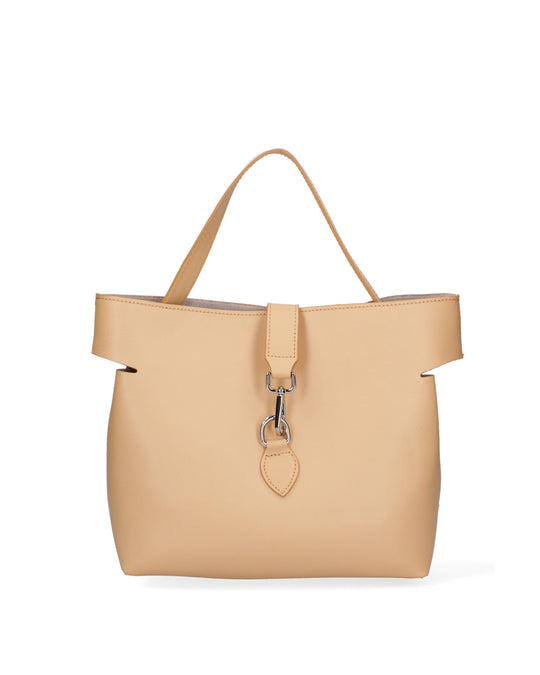 Borsa a mano da donna In Vera pelle | Gave Lux | GLX220737923FBG-PL81_SABBIA