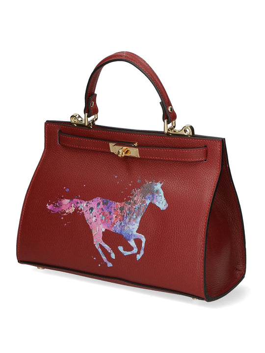 Nina Borsa a mano da Donna in Vera Pelle