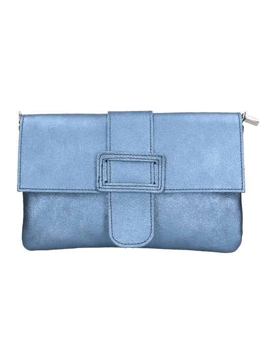 pochette da Donna in Vera Pelle | Gave Lux | GLX2218822823FBG-BLU_JEANS