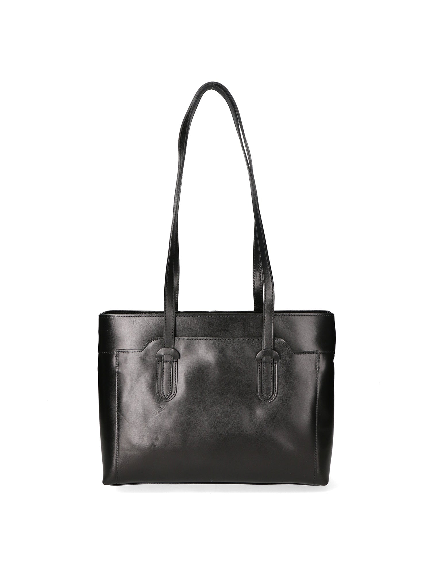 Borsa a spalla da Donna in Vera Pelle | Gave Lux | GLX22911823FBG-NERO_BLACK