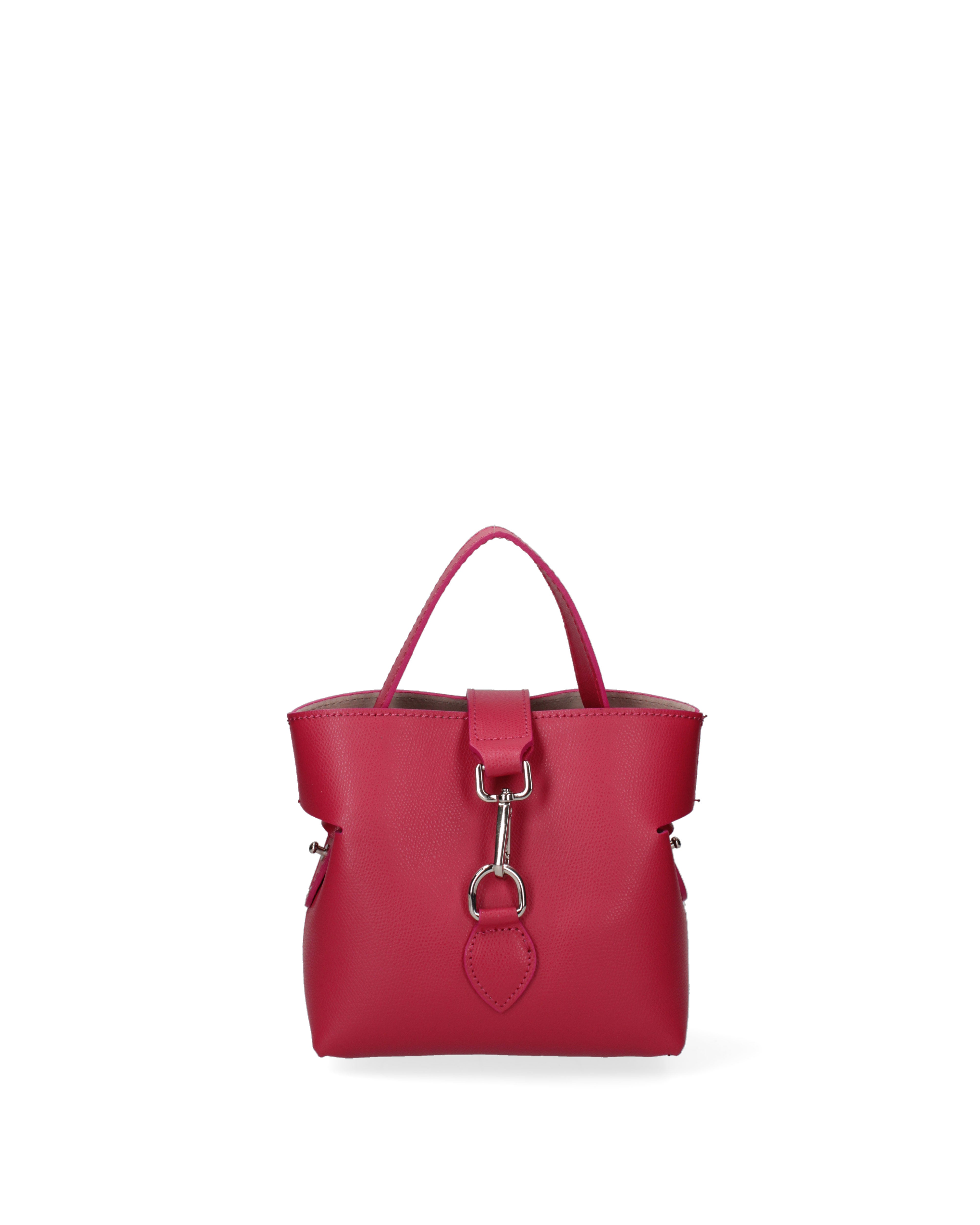 Borsa a mano da donna In Vera pelle | Gave Lux | GLX220738023FBG-PL02_FUXIA