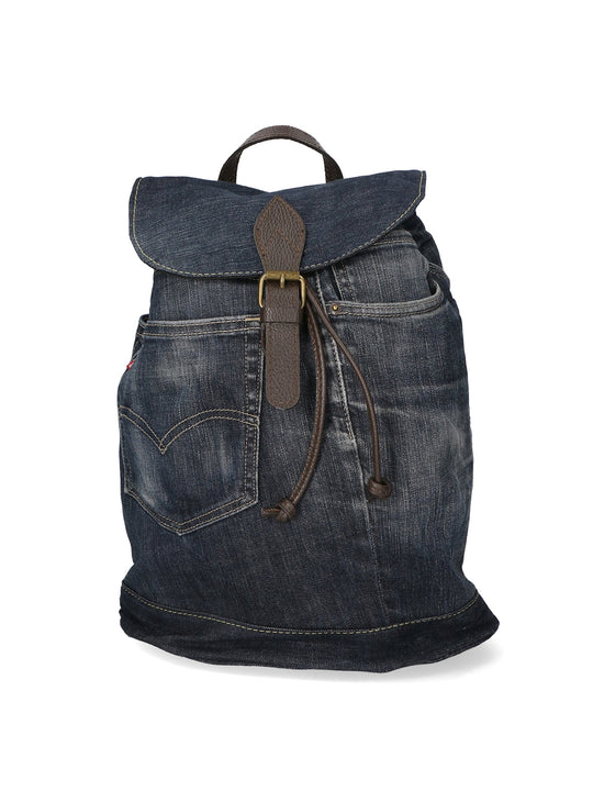 Zaino da Donna in Vera Pelle | Gave Lux | GLX228002523FBG-JEANS