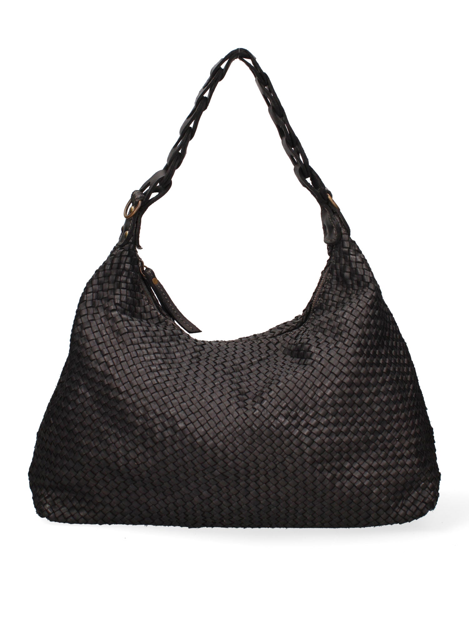 Borsa a spalla da donna In Vera pelle | Gave Lux | GLX22779923FBG-NERO