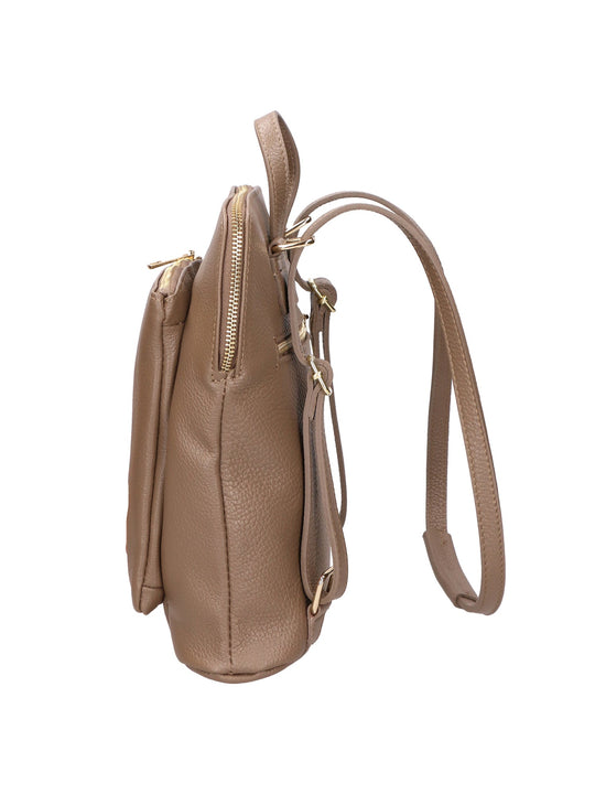 Vivenzia zaino da Donna in Vera Pelle