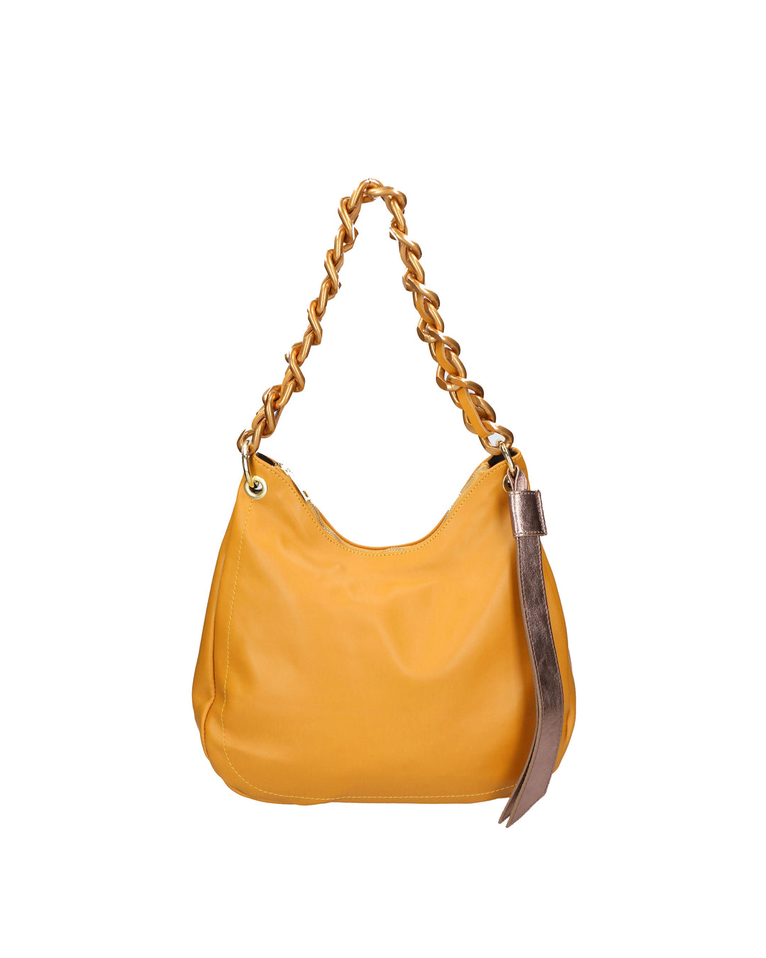 Borsa a spalla da donna In Vera pelle | Gave Lux | GLX220546223FBG-S36_SENAPE+L005_BRONZO