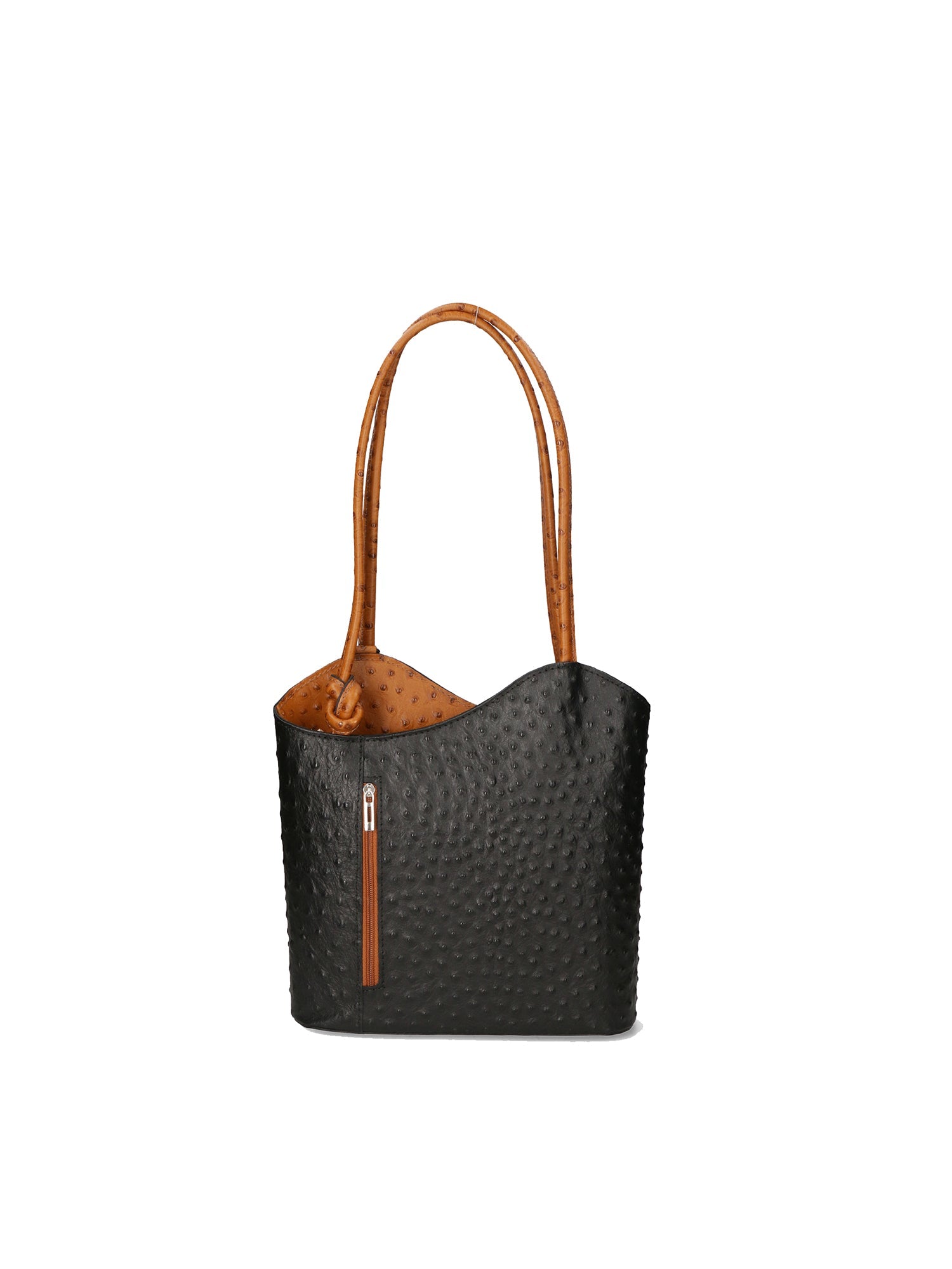 Zaino da Donna in Vera Pelle | Gave Lux | GLX22300523FBG-20_NERO_06_CUOIO