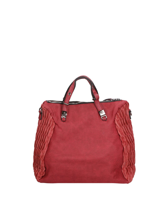 Borsa a spalla da donna Misto nylon e pelle