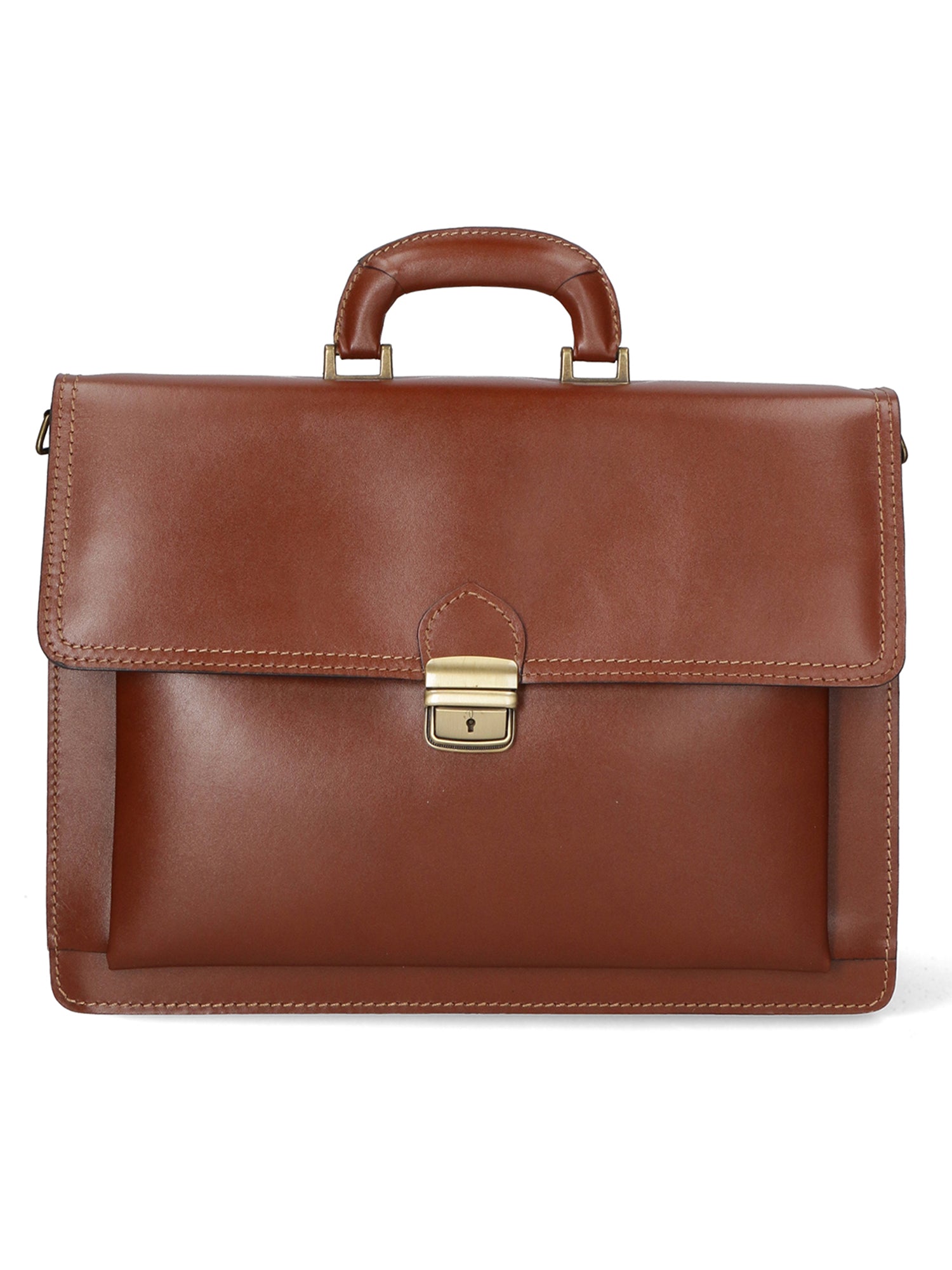 Borsa da lavoro da Uomo in Vera Pelle | Gave Lux | GLX22700923FBG-MARRONE