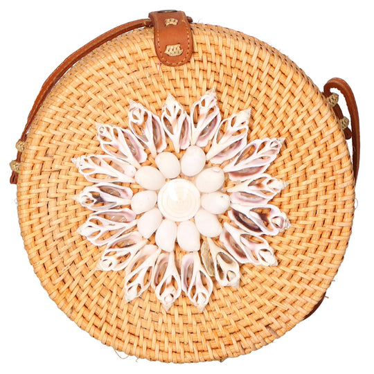 Jessica Borsa a tracolla da Donna in Paglia Intrecciata a mano