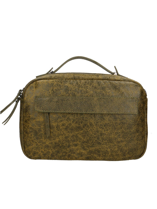 Borsa a mano Unisex in Vera Pelle | Gave Lux | GLX22654223FBG-VERDE_GREEN