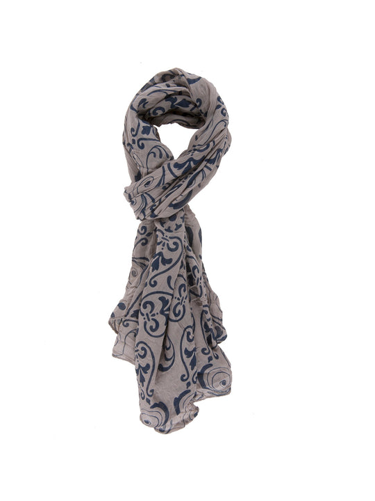 Foulard Unisex in Cotone e seta | Gave Lux | GLX22L100323FBG-TAUPE