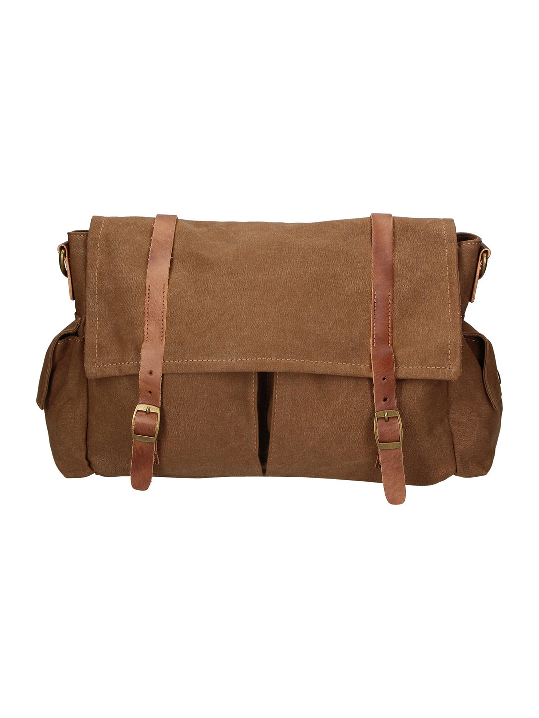 Borsa a spalla unisex in Canvas e pelle | Gave Lux | GLX22ZG301023FBG-FANGO_TAUPE