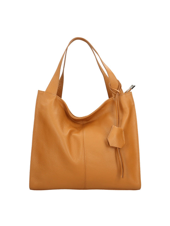 borsa a spalla da Donna in Vera Pelle | Gave Lux | GLX22331223FBG-D17_CUOIO_SCURO_DARK_COGNAC