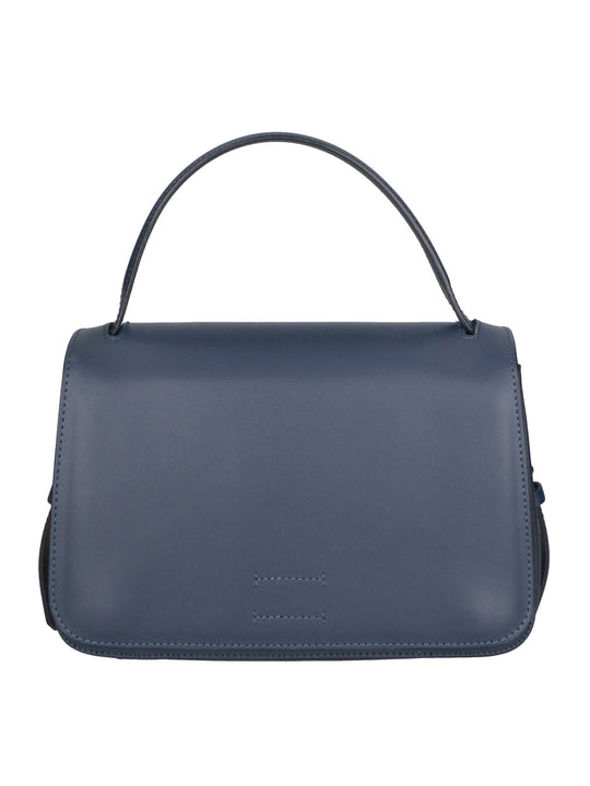 Borsa a mano da Donna in Vera Pelle | Gave Lux | GLX220451423FBG-L118_BLU_JEANS