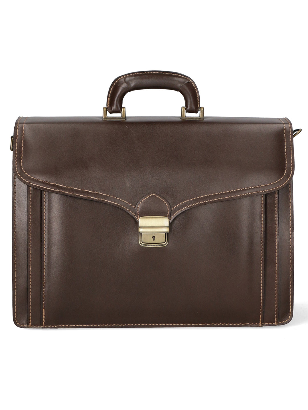 Borsa da lavoro da Uomo in Vera Pelle | Gave Lux | GLX22701023FBG-TMORO_DARK_BROWN