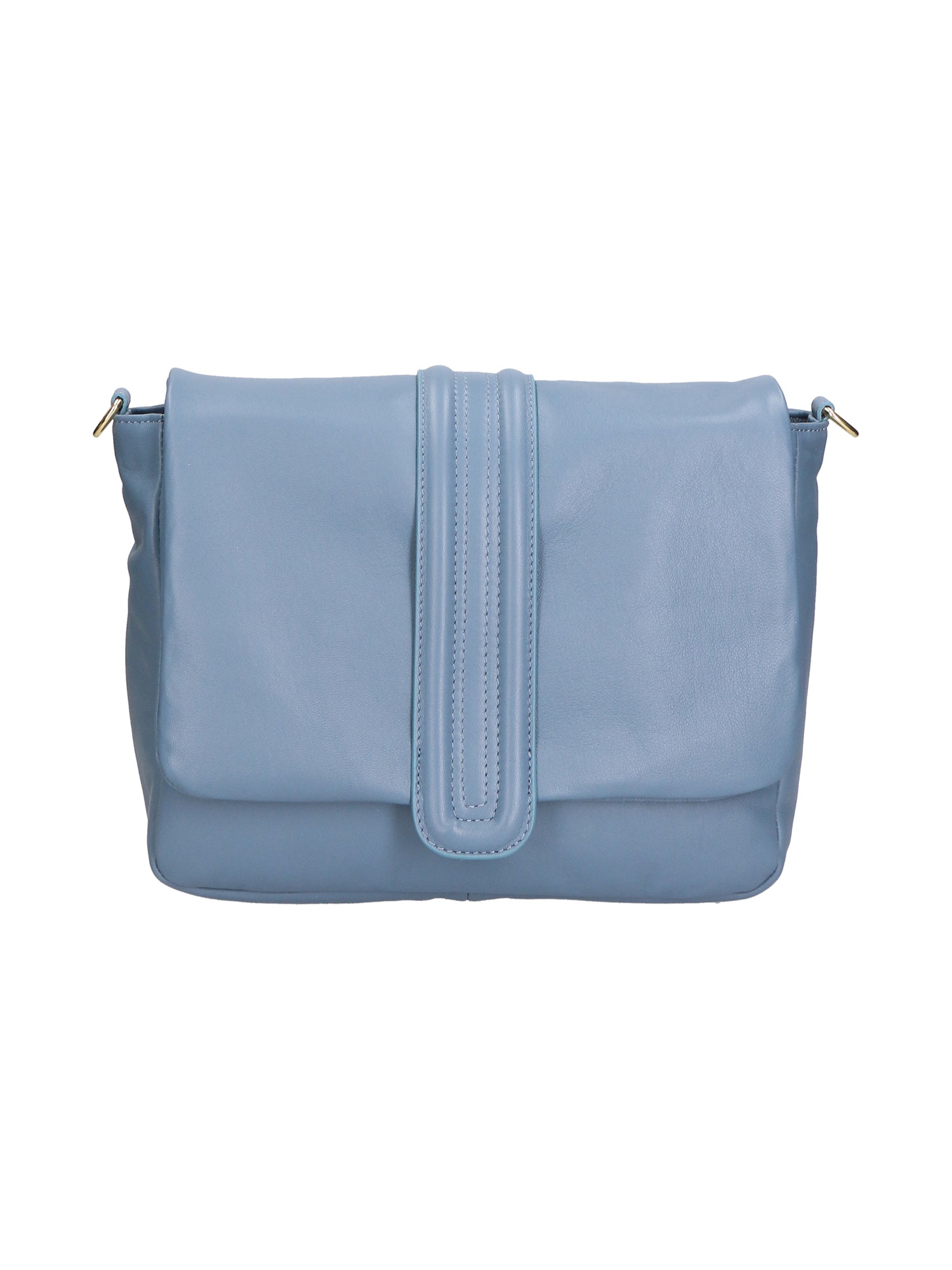borsa a tracolla da Donna in Vera Pelle | gave lux | GLX220649723FBG-S41_CELESTE_SCURO
