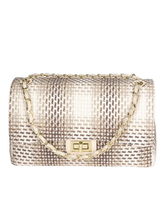 Borsa a spalla da Donna in Vera Pelle | Gave Lux | GLX220501023FBG-05_TAUPE_CHIARO