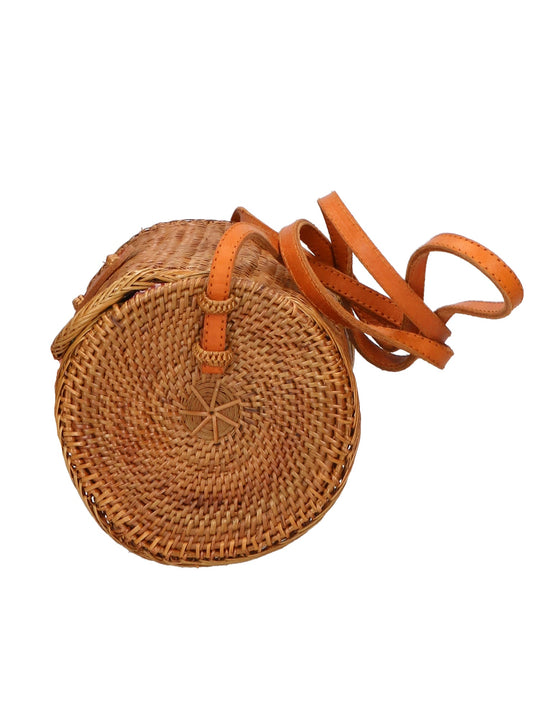 Lavinia Borsa a tracolla da Donna in Rattan