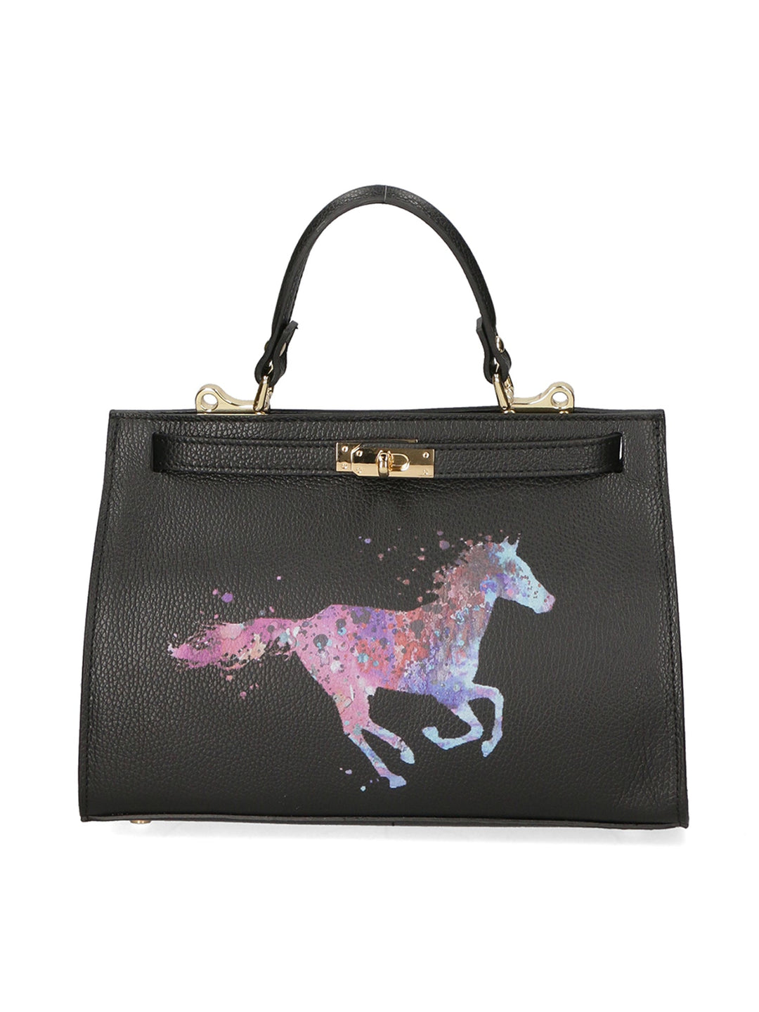 Borsa a mano da Donna in Vera Pelle | Gave Lux | GLX220426323FBG-D28_NERO_BLACK