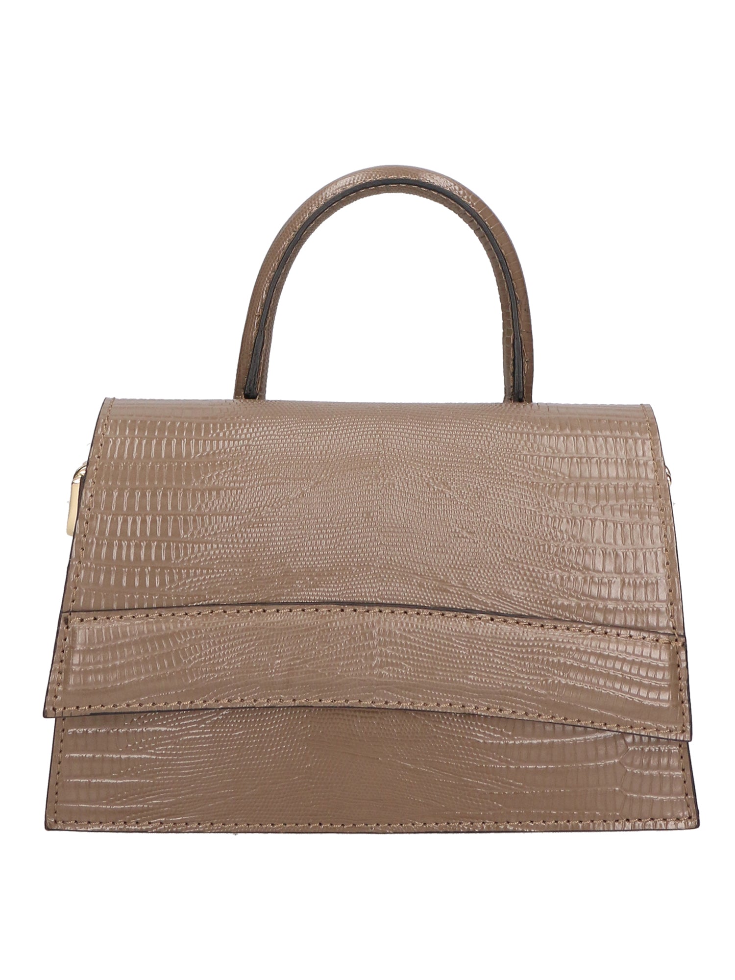 Borsa a mano da Donna in Vera Pelle | Gave Lux | GLX220545823FBG-LU40_TAUPE_SCURO_DARK_TAUPE