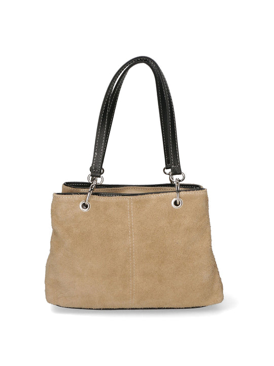 Borsa a mano da Donna in Vera Pelle | Gave Lux | GLX221002823FBG-009_TAUPE_SCURO