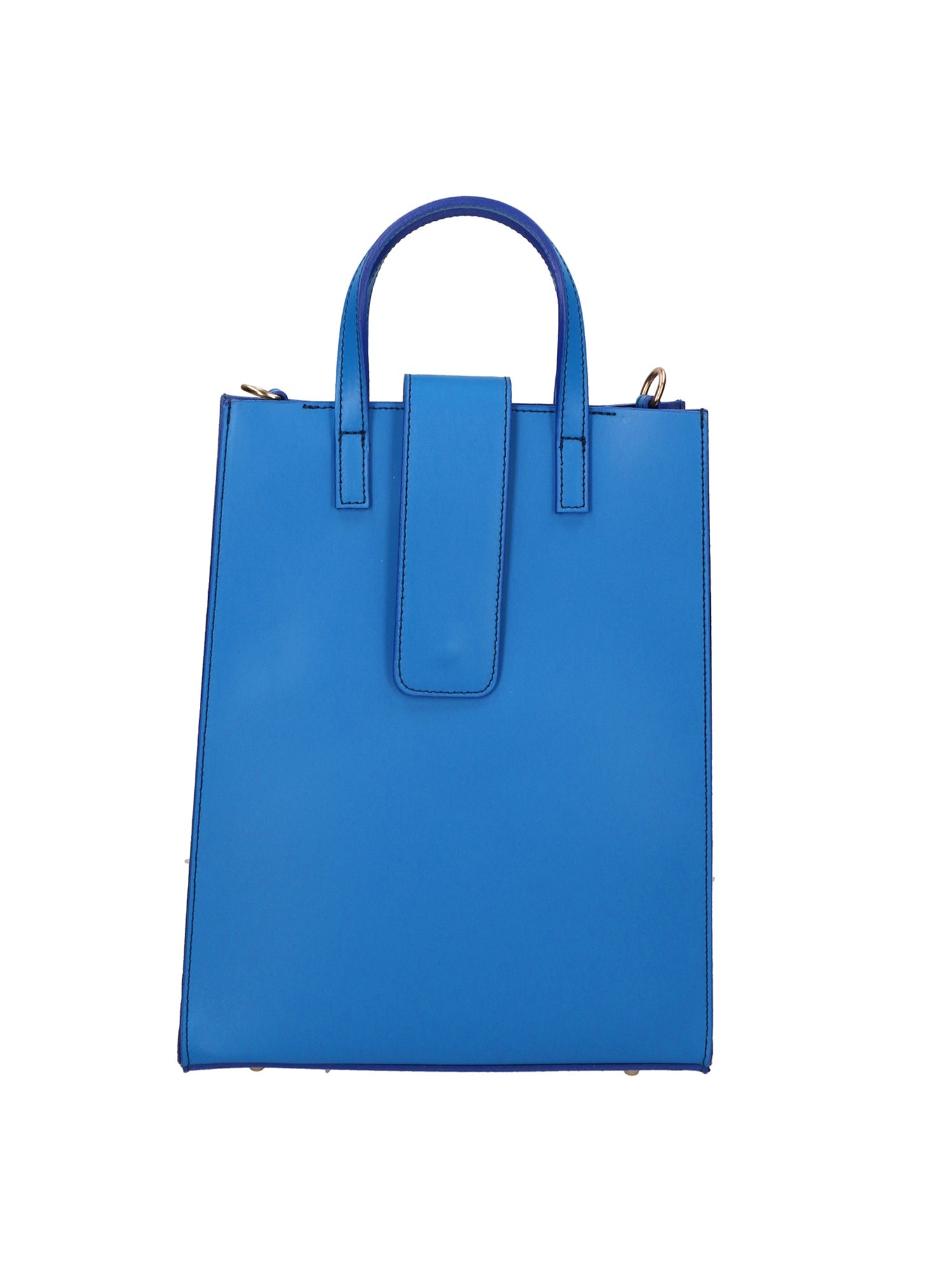 Borsa a mano da Donna in Vera Pelle | Gave Lux | GLX220599023FBG-L222_BLU_ASTER+18_BLU